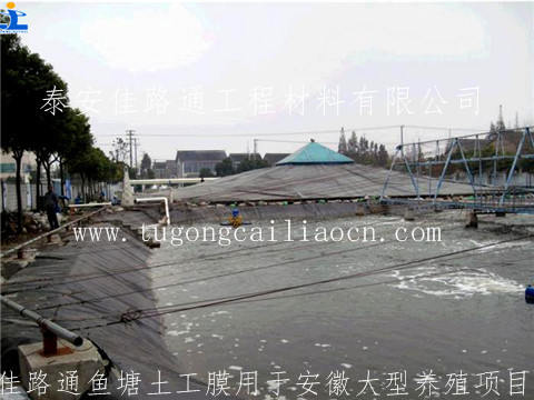 佳路通魚(yú)塘土工膜用于安徽養(yǎng)殖