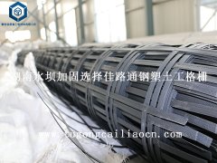 湖南水壩加固選擇佳路通鋼塑土工格柵