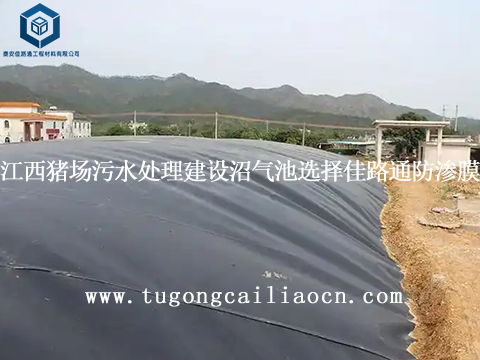 江西豬場污水處理建設(shè)沼氣池選擇佳路通防滲膜 江西豬場污水處理建設(shè)沼氣池選擇佳路通防滲膜